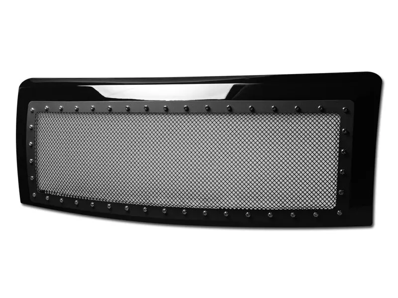 Armordillo 2009-2014 Ford F-150 Studded Mesh Grille Gloss Black 1