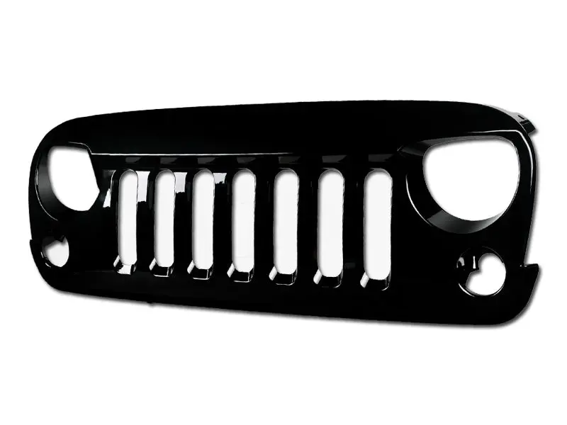 Armordillo 2007-2018 Jeep Wrangler Jk Model Ab Grille Gloss Black 1