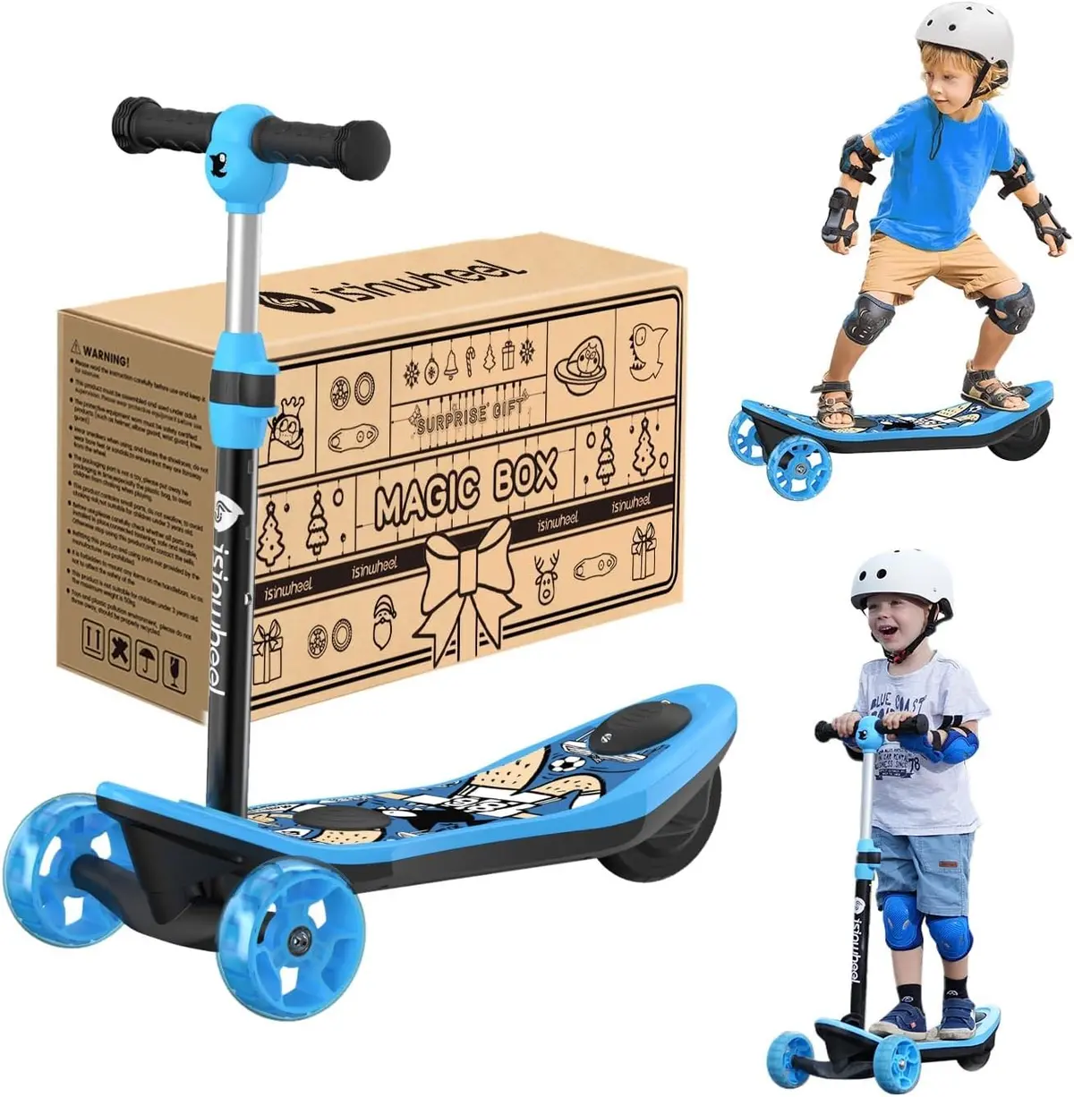 Isinwheel 2-In-1 Mini Pro Electric Scooter For Kids 1