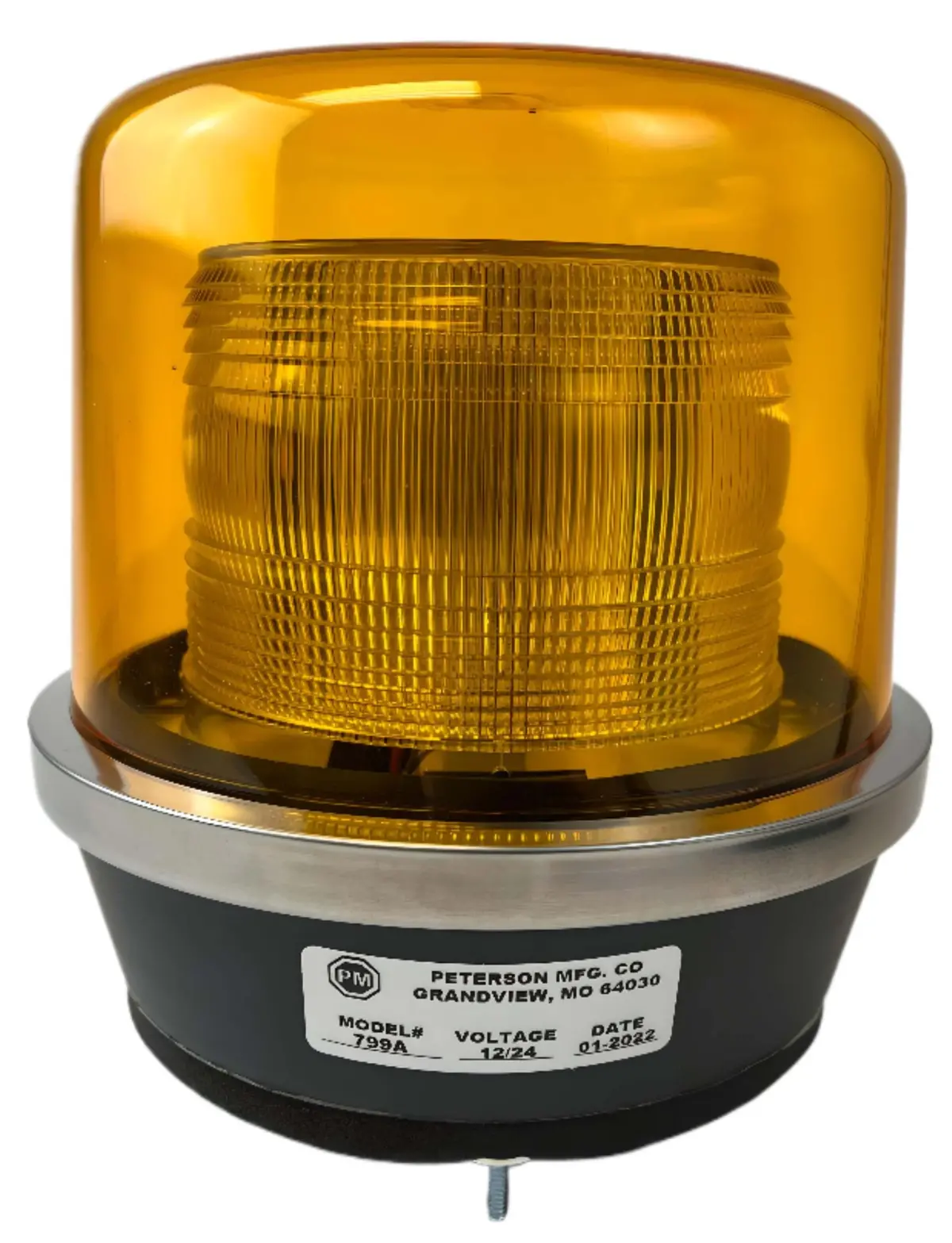Led Amber Strobe Lights For Trucks Multi Flash Toggleable Pattern 8" Wide 799A 1