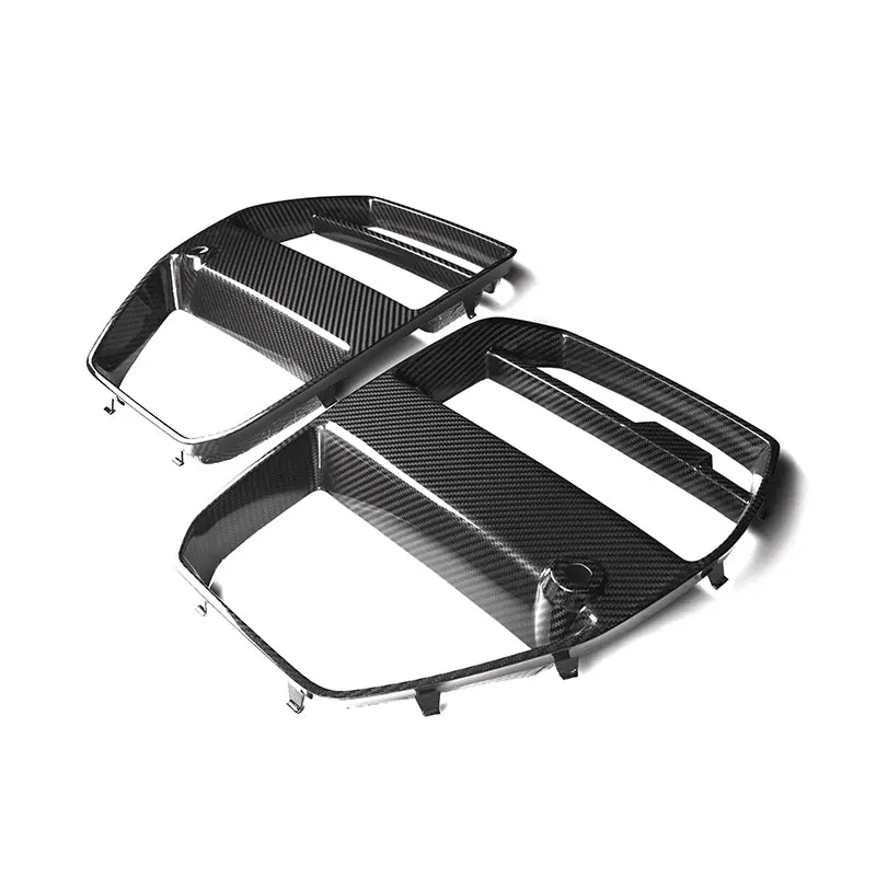 Bmw G80 M3/G82 M4 St Style Carbon Fibre Front Grills 8