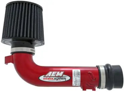 Aem '02-'06 Wrx/Sti Red Short Ram Intake 1