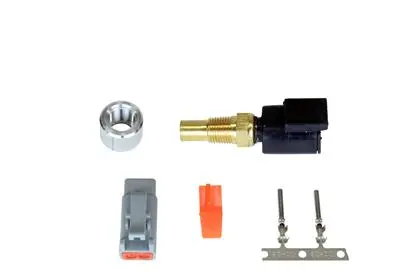 Aem 1/8" Npt Water/Oil Temp Sensor Kit With Dtm-Style Connector 1