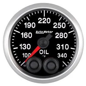 Autometer Elite Series 52Mm Oil Temperature Gauge 1