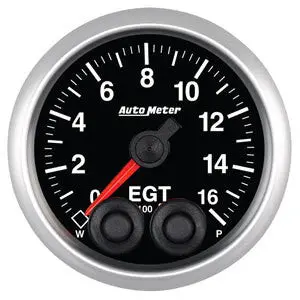 Autometer Elite Series 52Mm Exhaust Gas Temperature Gauge 1