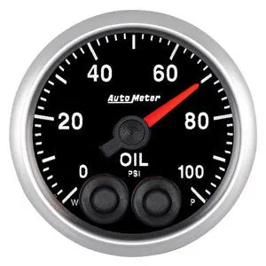 Autometer Elite Series 52Mm Oil Pressure Gauge 1