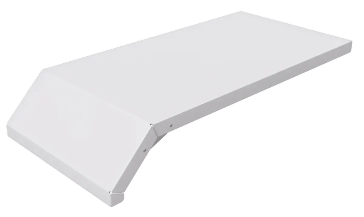 Half Tandem Heavy Duty Truck Fender – Smooth Plate Aluminum Half Fenders For Semi Trucks (55" X 3/16") 1