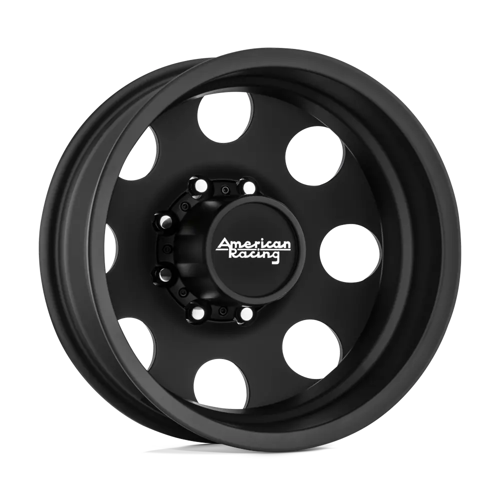 American Racing Rear Ar204 Baja Dually - Satin Black 1