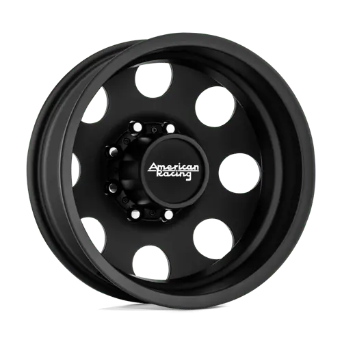 American Racing Rear Ar204 Baja Dually - Satin Black 2
