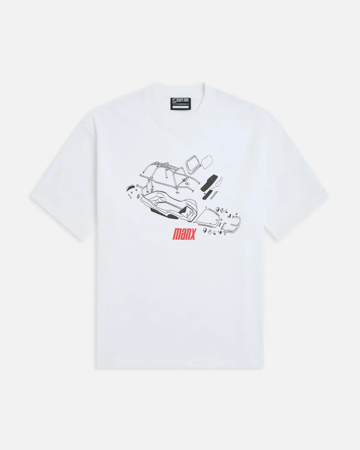 Blueprint Tee White 1