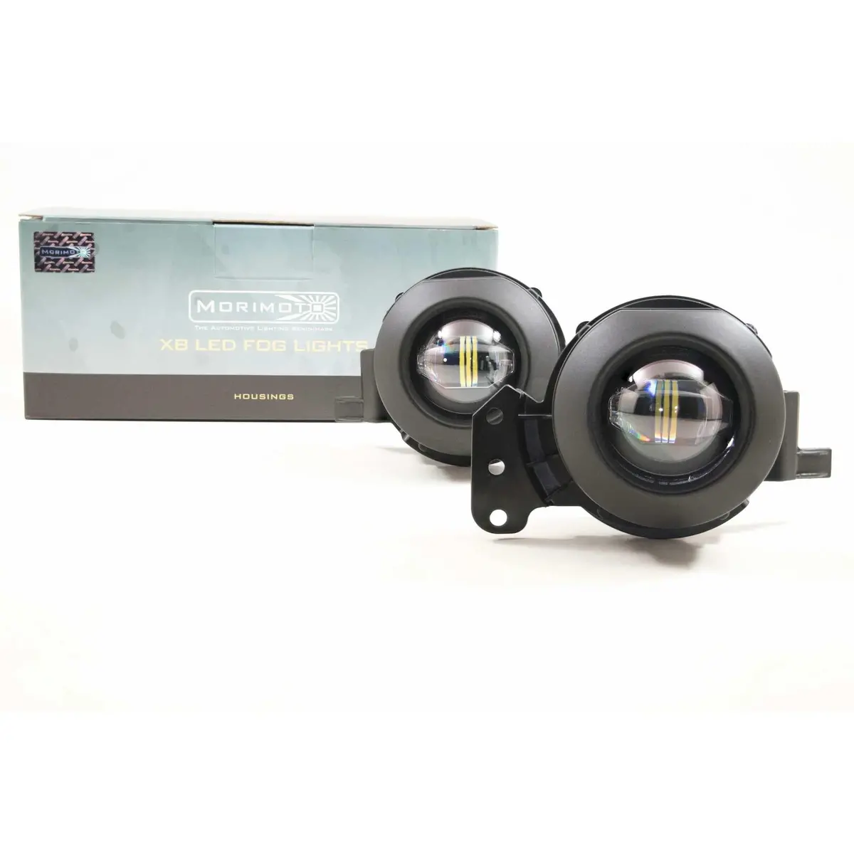 Bmw E60 / E90 Xb Led Black Fog Lights (Lf601) 1