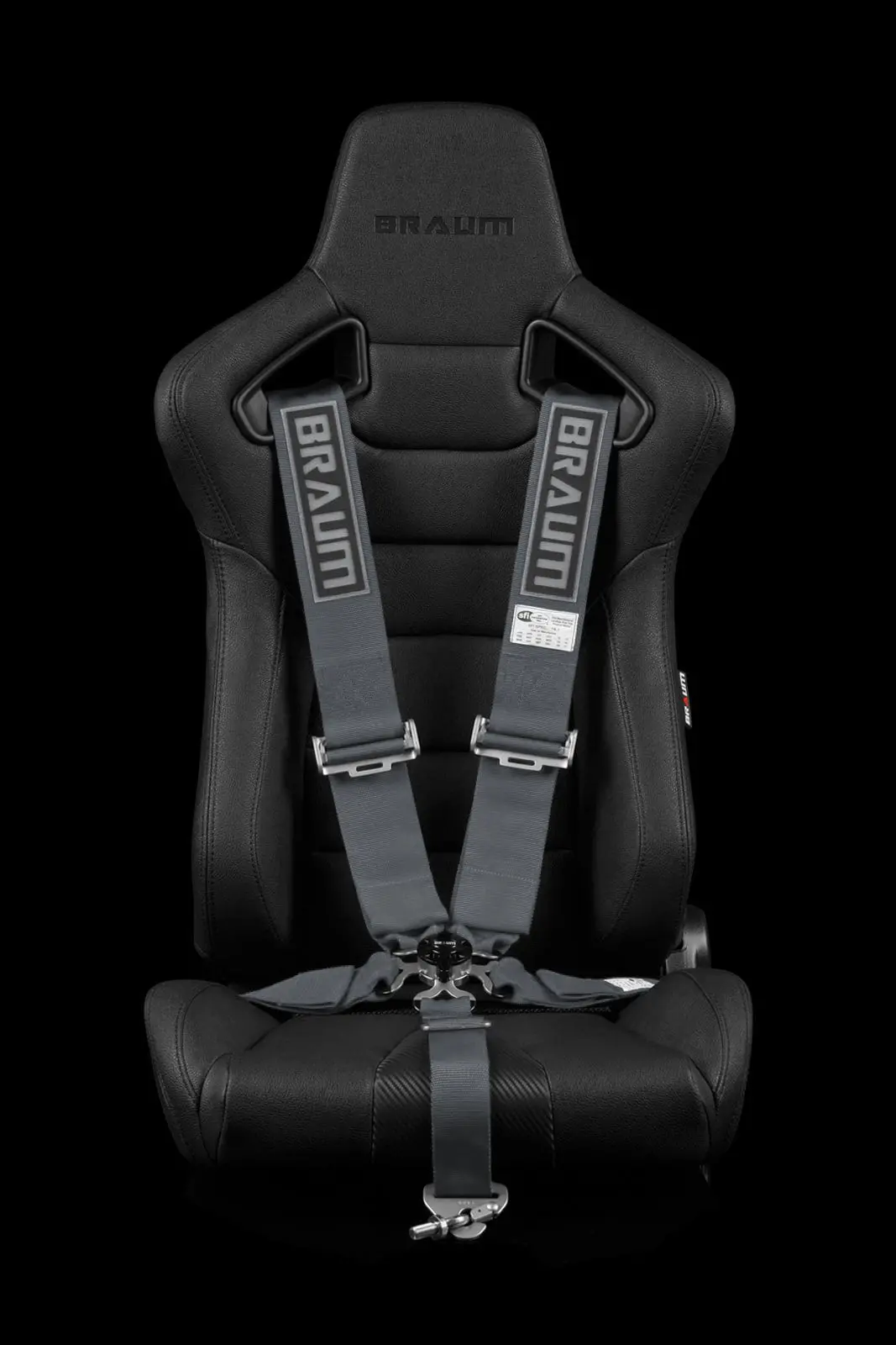 Braum 5 Pt – Sfi 16.1 Racing Harness (Gunmetal) Brh-Gms5 1