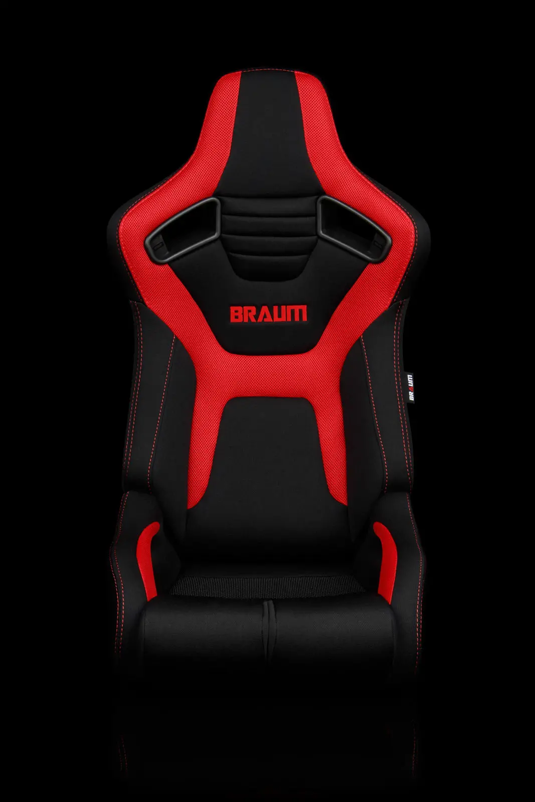 Braum Elite-R Series Racing Seats ( Black & Red Cloth ) – Pair (Brr1r-Bfrd) 2