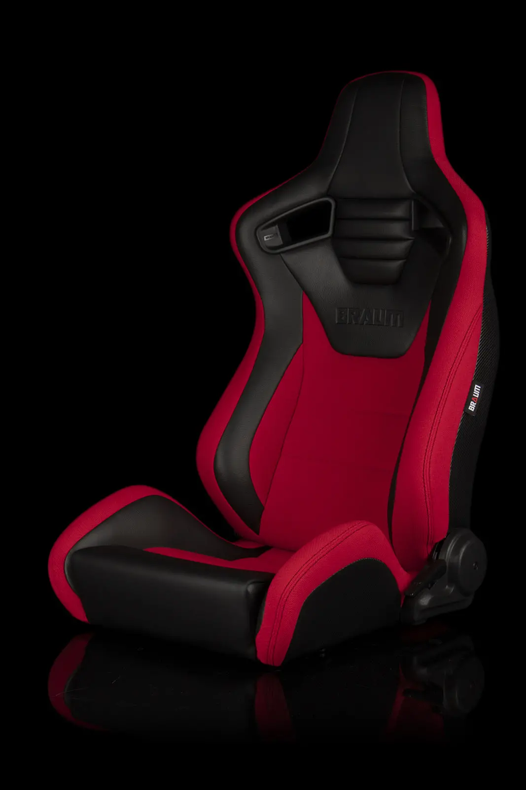 Braum Elite-S Series Racing Seats (Black | Red) – Pair (Brr1s-Bkrd) 1