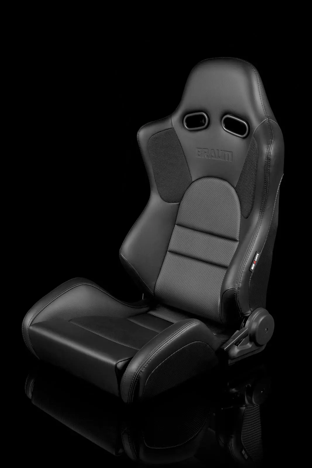 Braum Advan Series Racing Seats (Black Leatherette) – Pair (Brr2-Bkbk) 1
