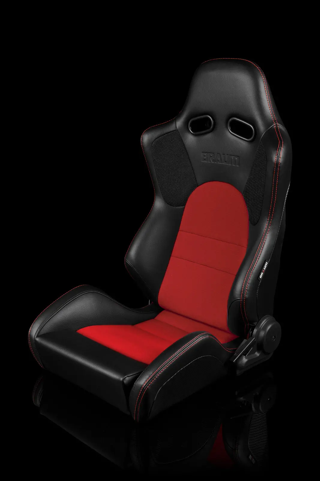 Braum Advan Series Racing Seats (Black & Red) – Pair (Brr2-Bkrd) 1