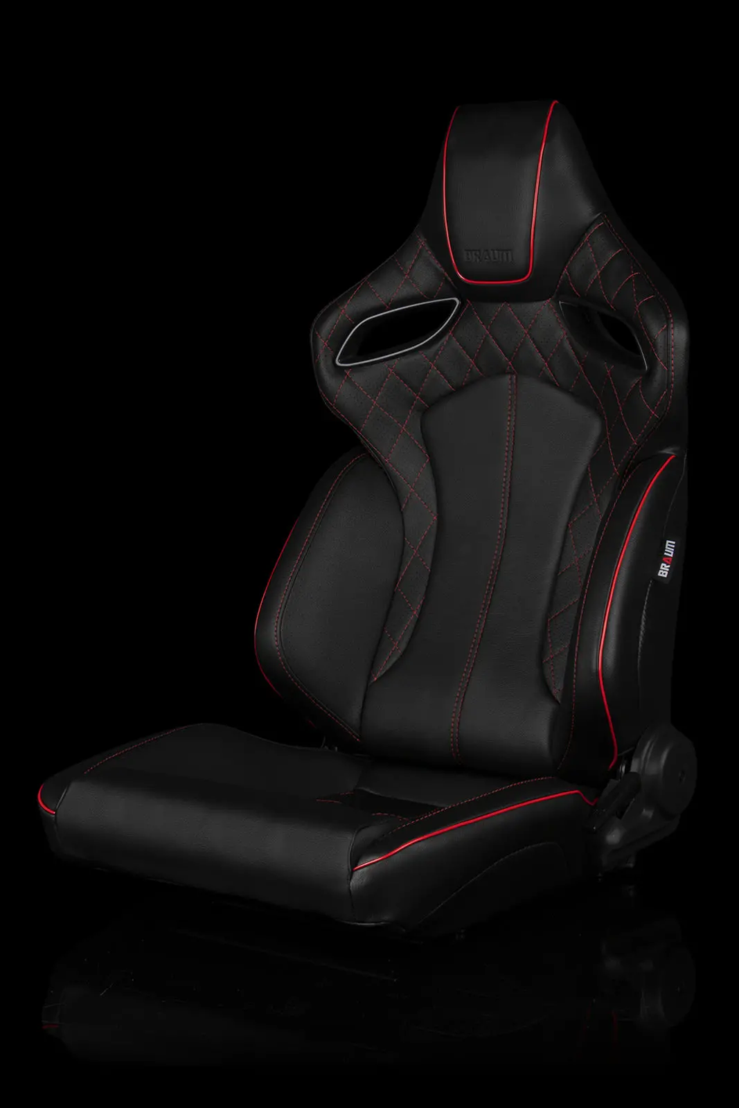 Braum Orue Series Racing Seats (Diamond Ed. | Red Stitching) – Pair (Brr6-Bdrs) 1