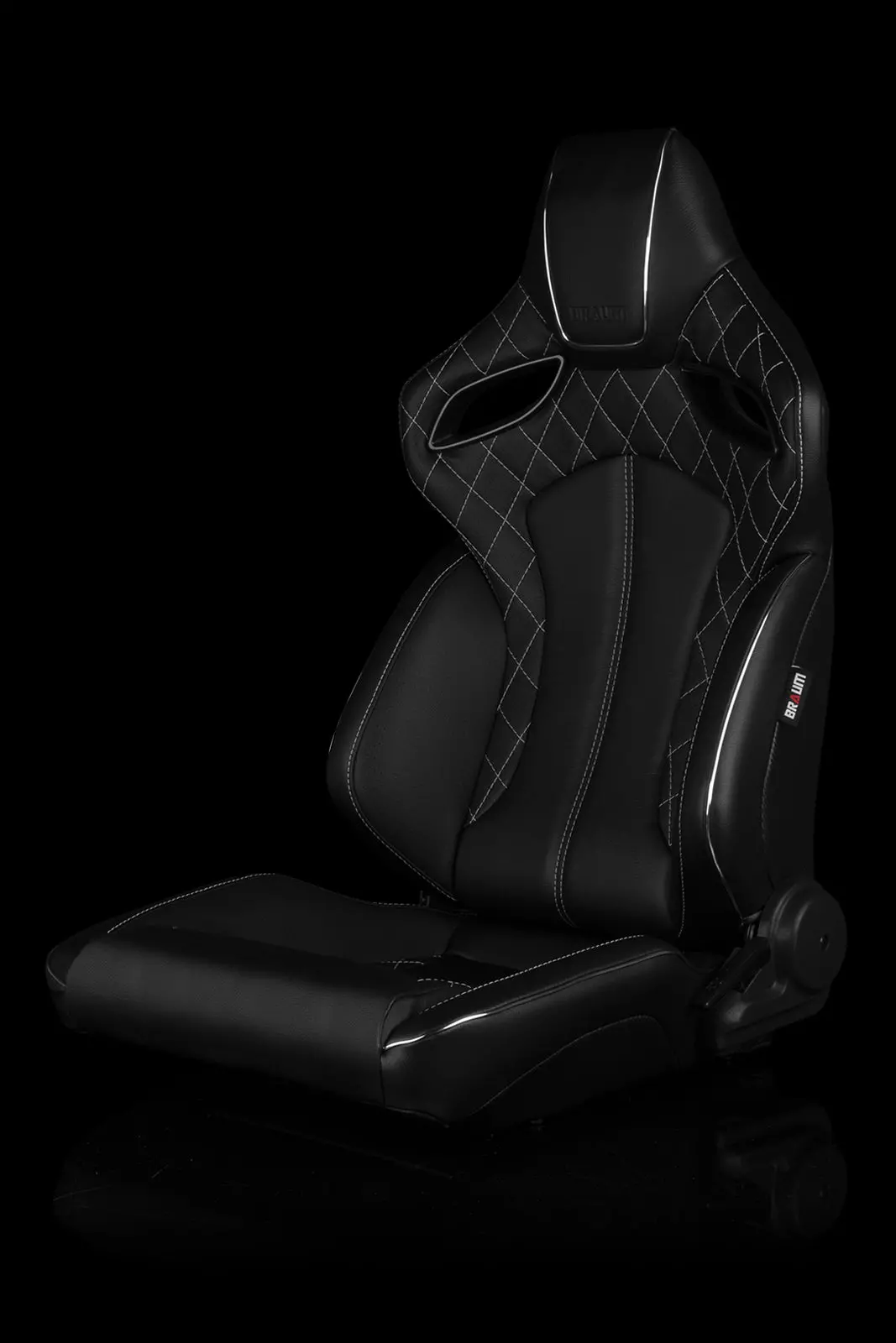 Braum Orue Series Racing Seats (Diamond Ed. | White Stitching) – Pair (Brr6-Bdws) 1
