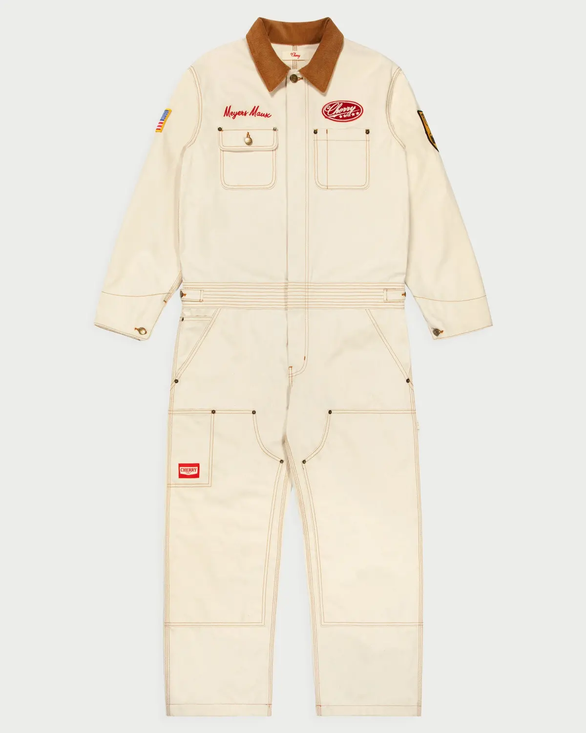Meyers Manx X Cherry Canvas Mechanic Jumpsuit 1