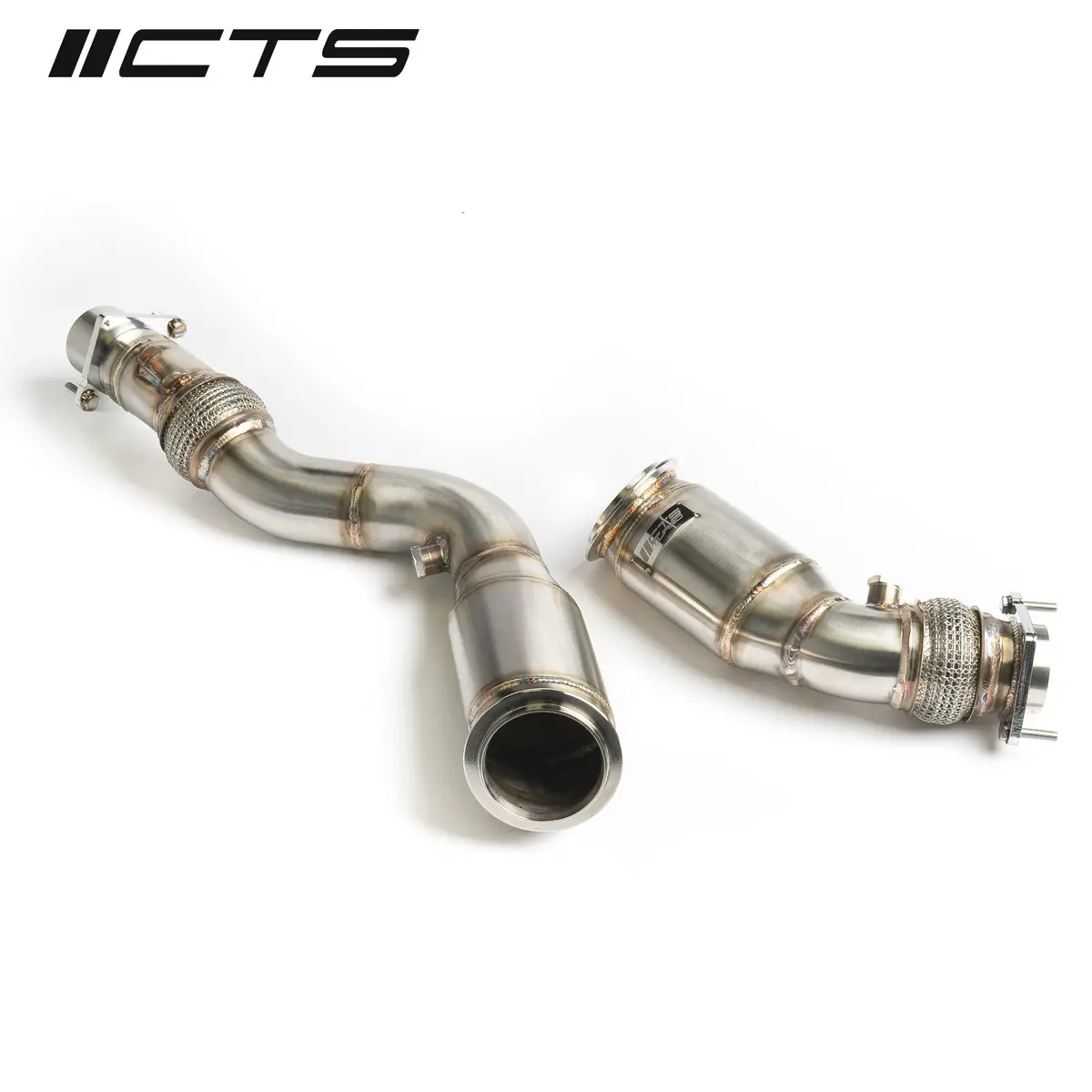 Cts Turbo 3″ Stainless Steel High-Flow Cat Downpipe Bmw S55 F80 F82 F87 M3/M4/M2 Competition 1