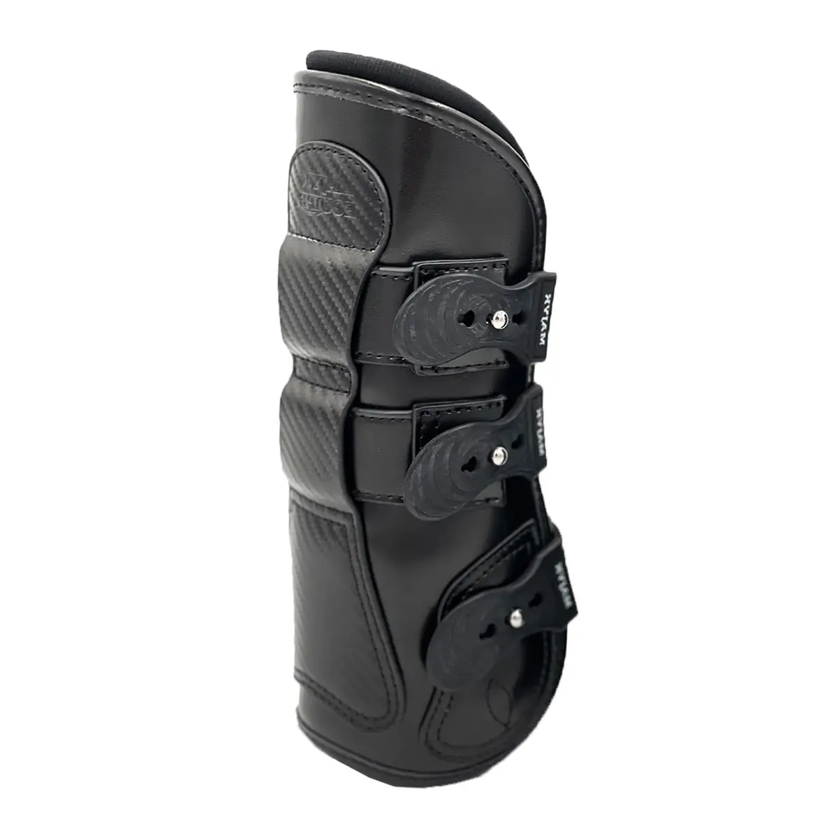 Estrella' Carbon Leather Tendon Boots 1