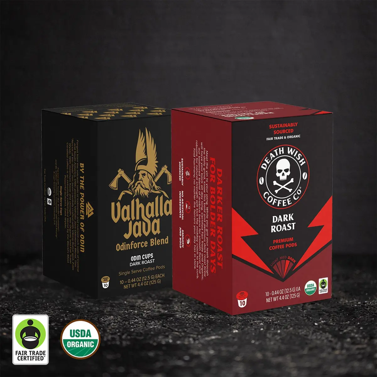 Dark Roast + Valhalla Java Single-Serve Pod Bundle 1