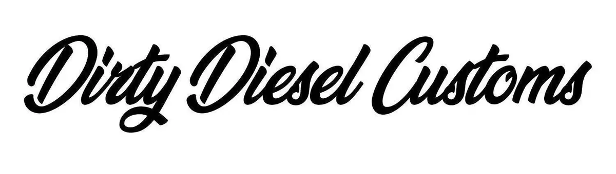 Dirty Diesel Customs Banner Sticker 1