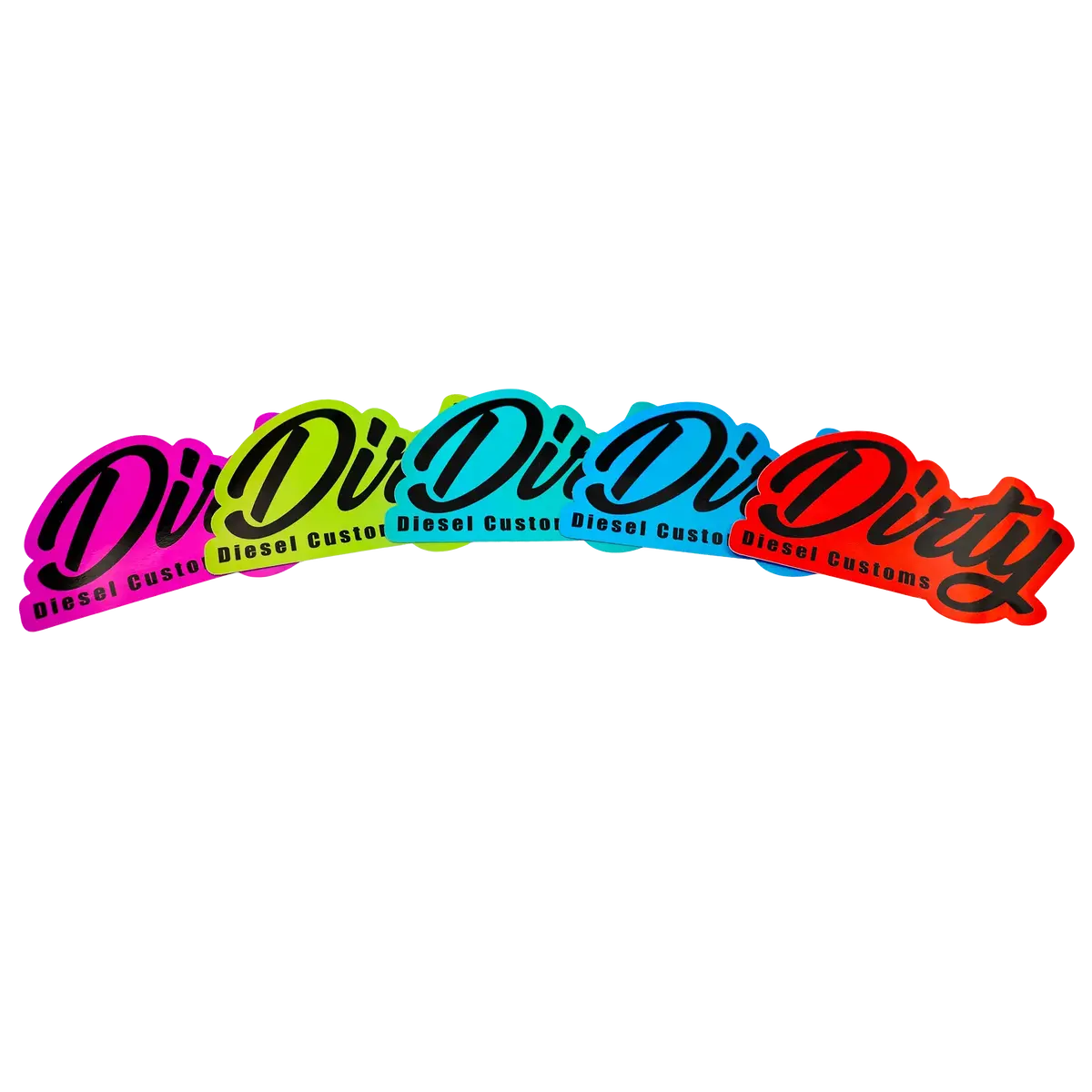 Dirty Diesel Holographic Sticker 1