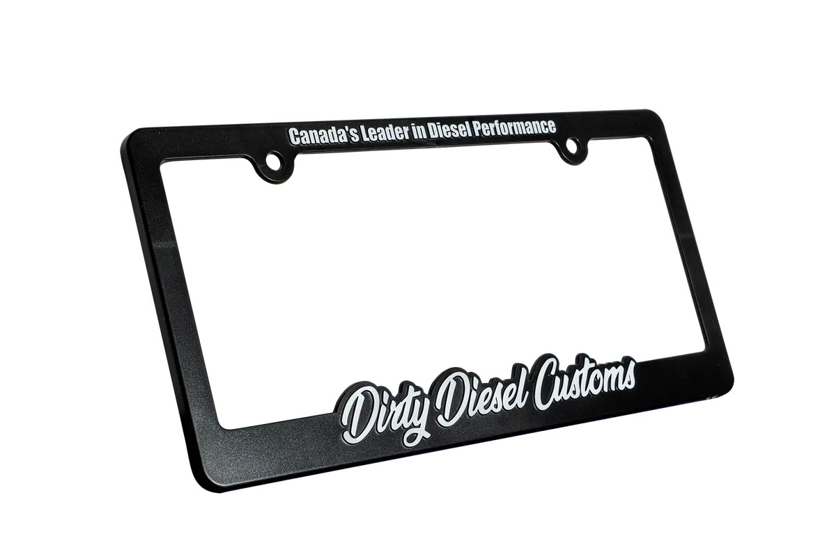 Dirty Diesel License Plate Frame 1