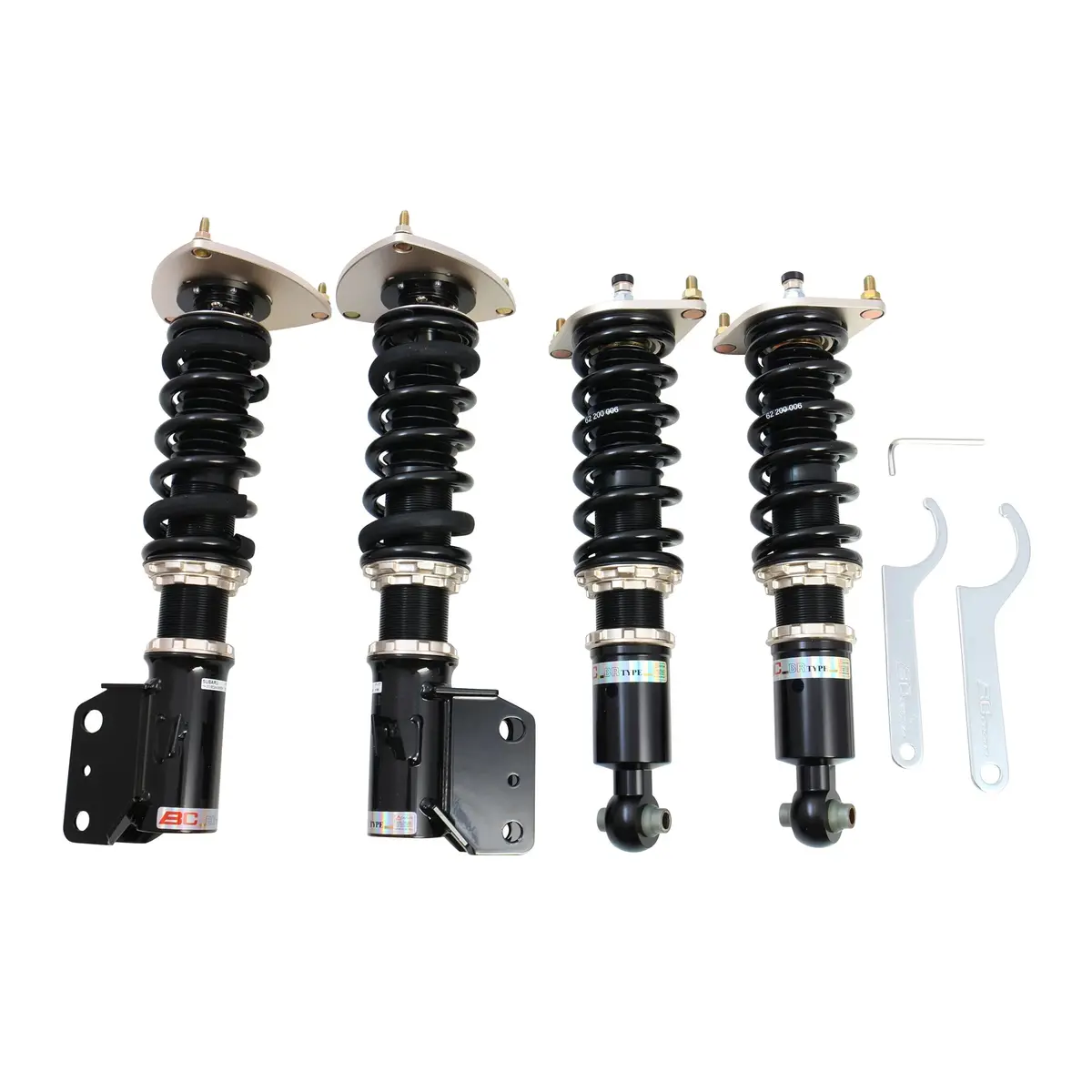 Bc Racing Br Series Coilovers : 11-14 Subaru Impreza Sti Sedan F-17-Br 1