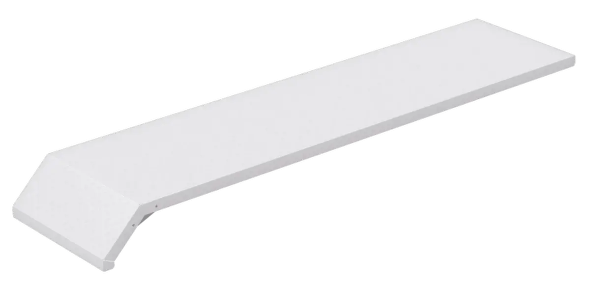 Tri Axle Heavy Duty Truck Fender – Smooth Plate Aluminum Fenders For Semi Trucks (110" X 3/16") 1