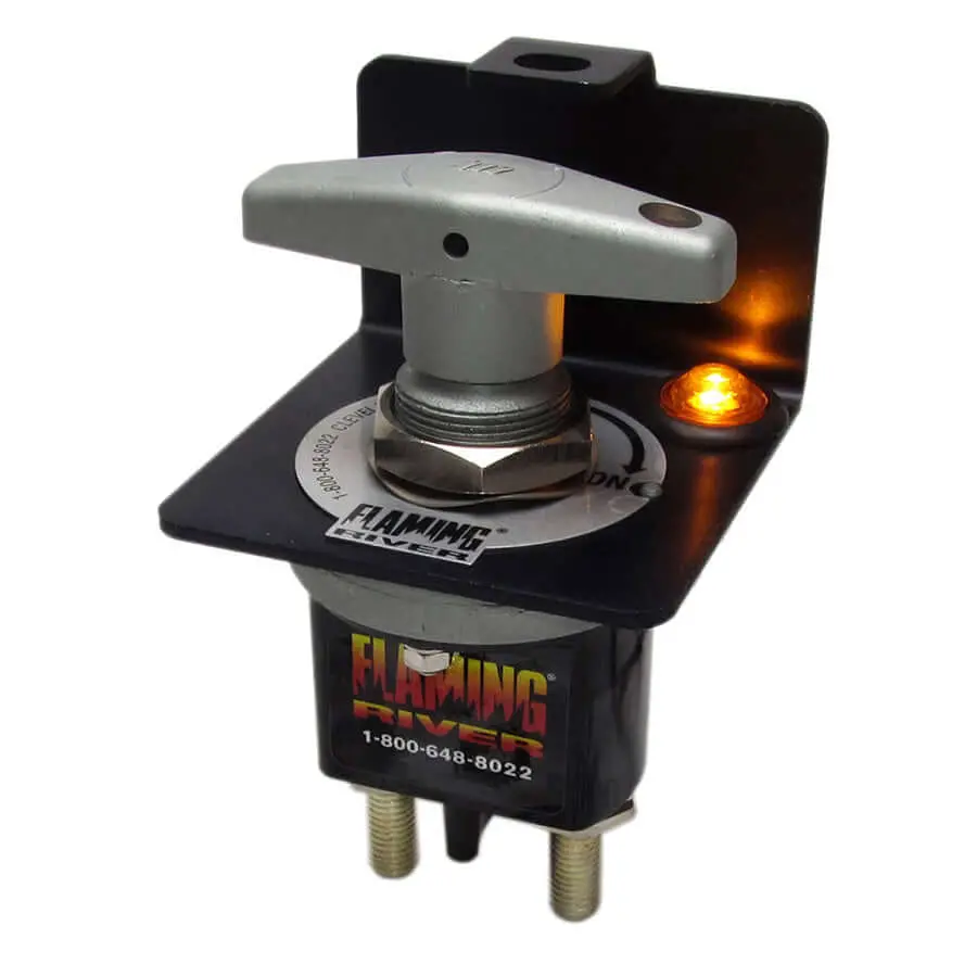 Flaming River Xl Big Switch Led Battery Disconnect Switch With Lockout - Fr1044led 1