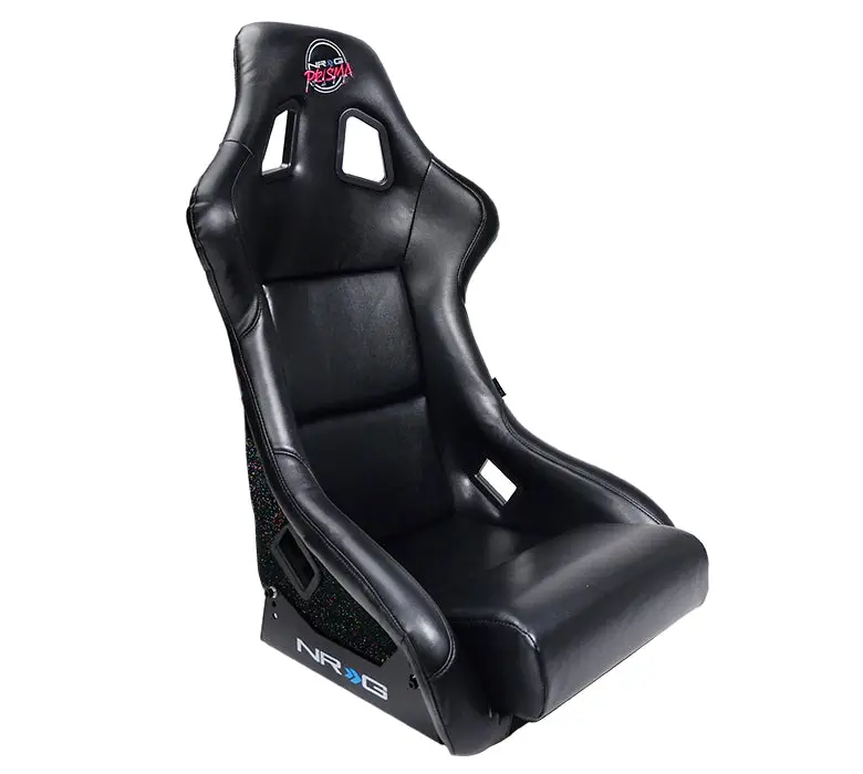 Nrg Innovations Prisma Vinyl Large Bucket Seat Frp-302Bk-V 1