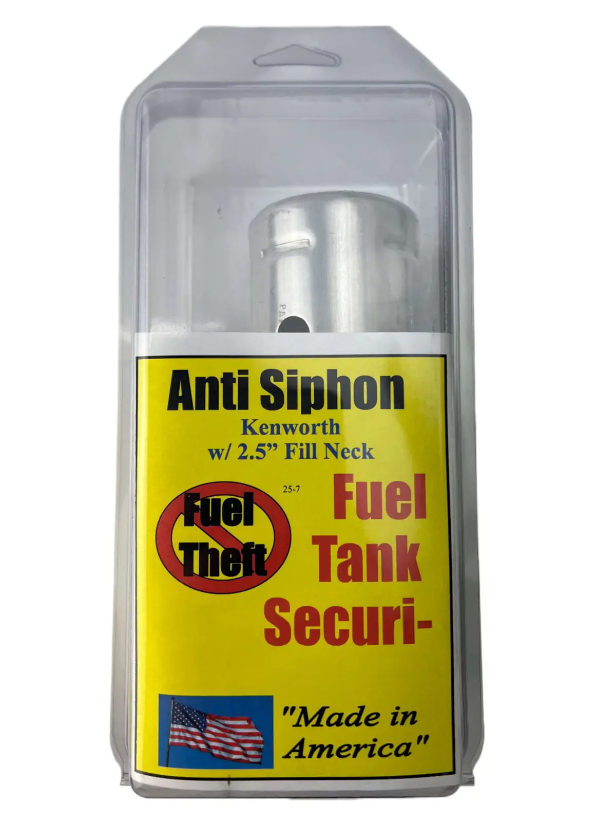 Kenworth Anti Siphon Device For Fuel Tanks - 2.5" Filler Neck Id 1