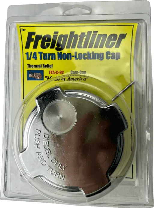 Freightliner Fuel Cap Chrome Cascadia Century 1/4 Turn 2