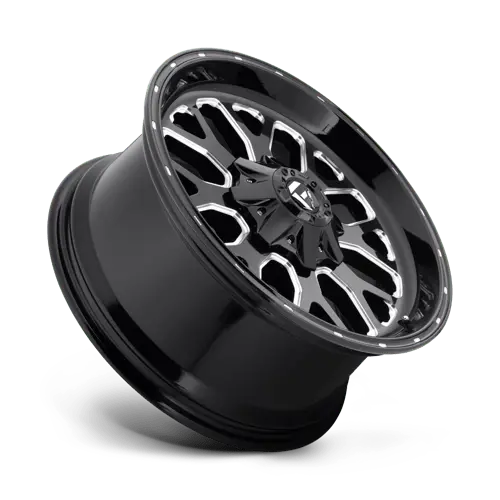 Fuel 1Pc D588 Titan - Gloss Black Milled 3