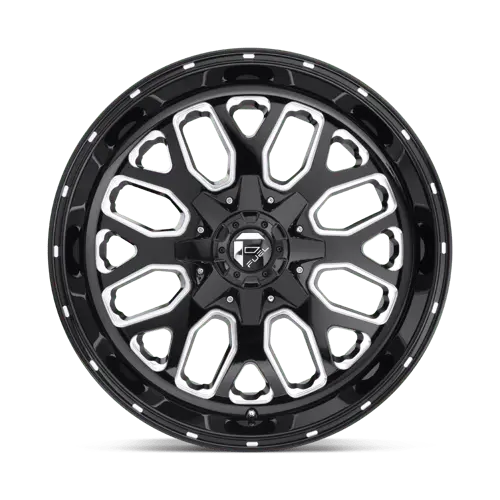 Fuel 1Pc D588 Titan - Gloss Black Milled 4