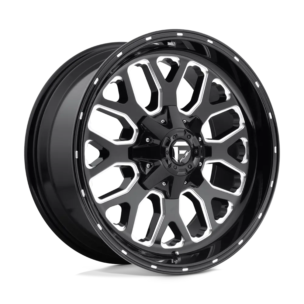 Fuel 1Pc D588 Titan - Gloss Black Milled 1