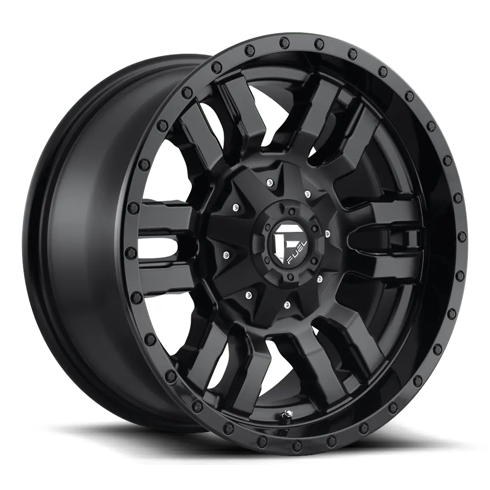 Fuel 1Pc D596 Sledge - Matte Black Gloss Black Lip 1