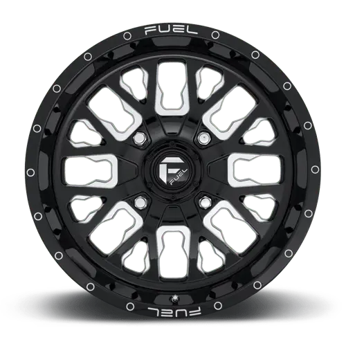 Fuel 1Pc D611 Stroke - Gloss Black Milled 4