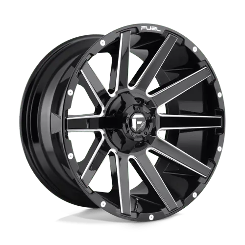 Fuel 1Pc D615 Contra - Gloss Black Milled 2