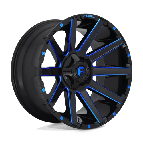 Fuel 1Pc D644 Contra - Gloss Black Blue Tinted Clear 2