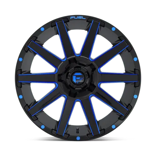 Fuel 1Pc D644 Contra - Gloss Black Blue Tinted Clear 4