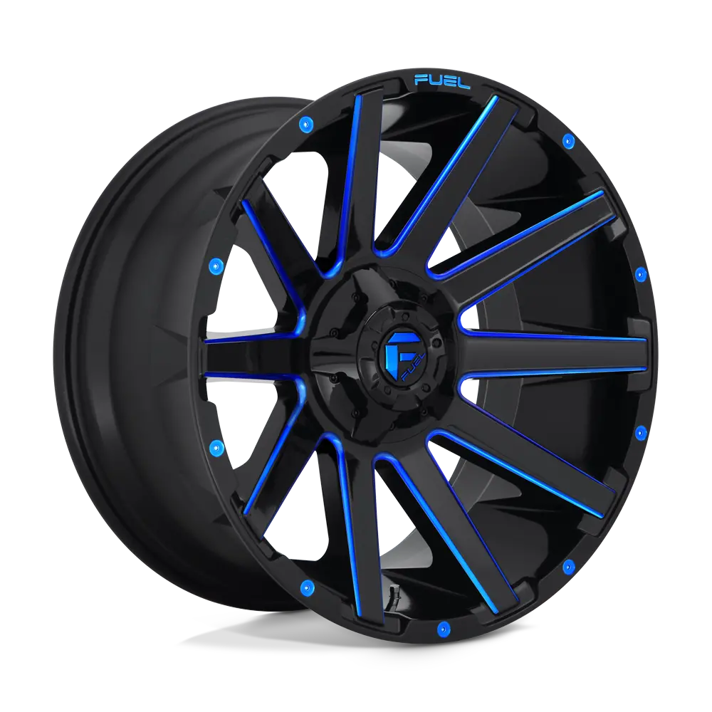 Fuel 1Pc D644 Contra - Gloss Black Blue Tinted Clear 1