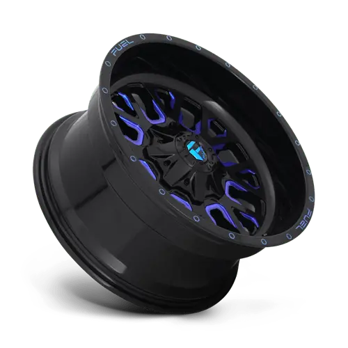 Fuel 1Pc D645 Stroke - Gloss Black Blue Tinted Clear 3