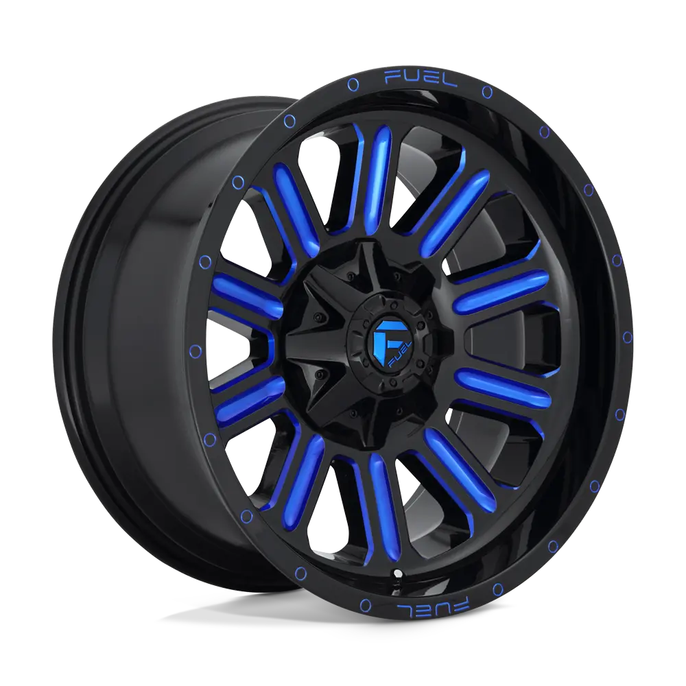 Fuel 1Pc D646 Hardline - Gloss Black Blue Tinted Clear 1