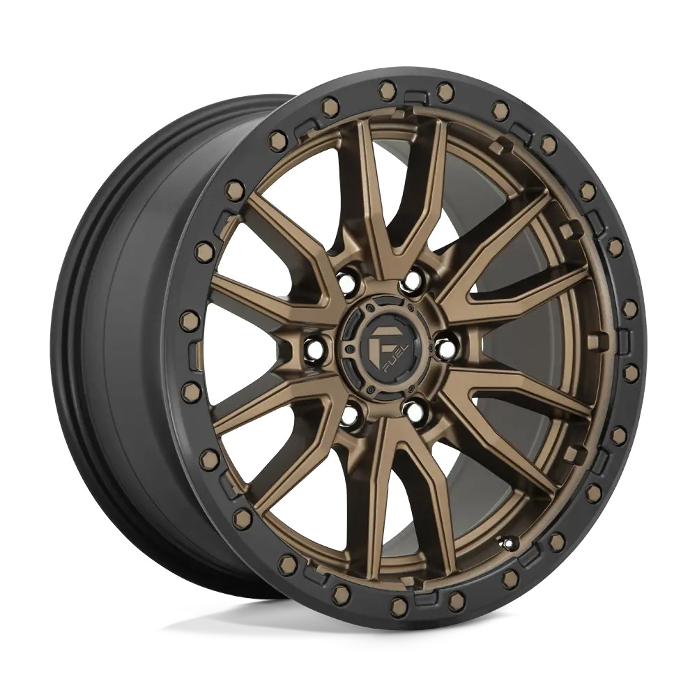 Fuel 1Pc D681 Rebel - Matte Bronze Black Bead Ring 1