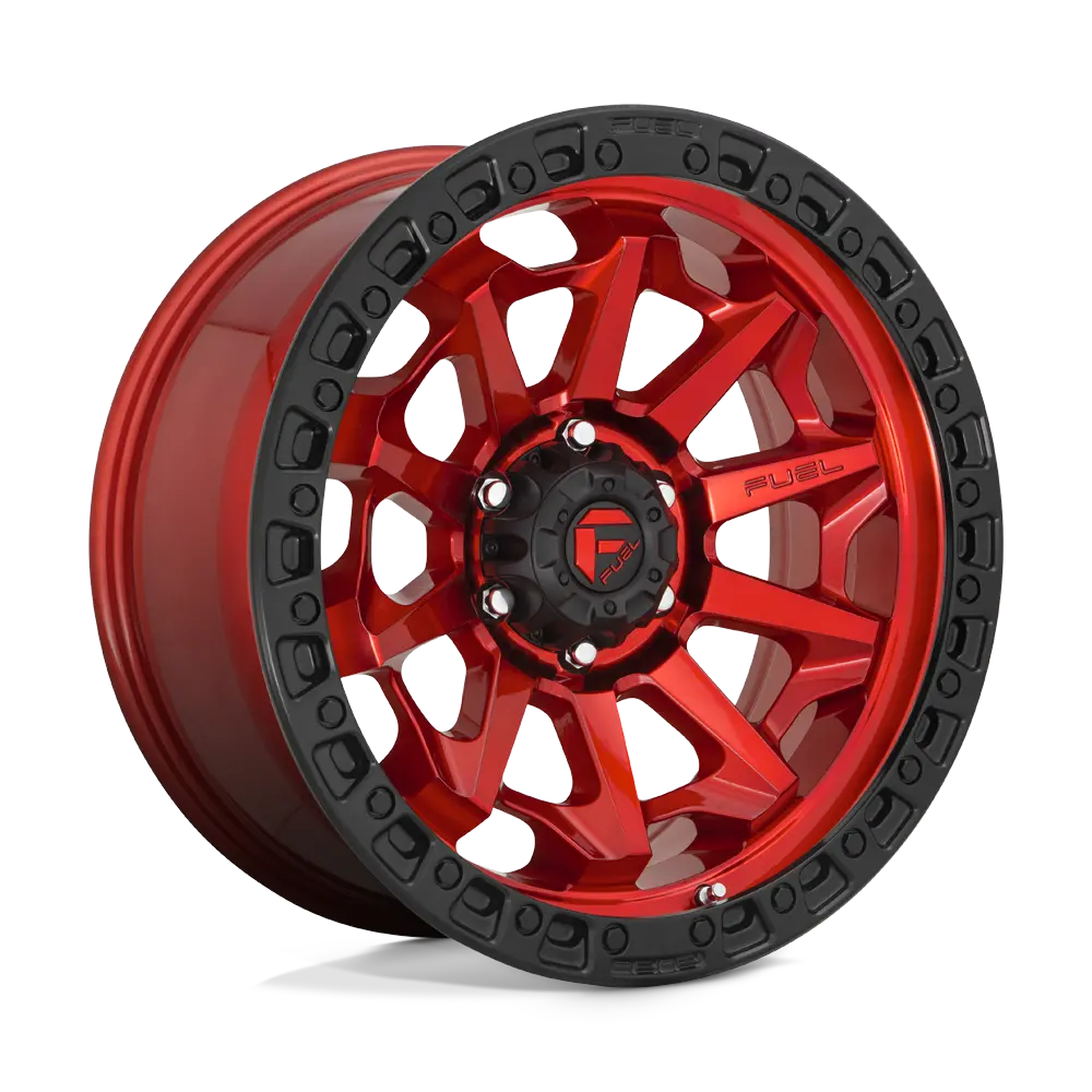 Fuel 1Pc D695 Covert - Candy Red Black Bead Ring 1
