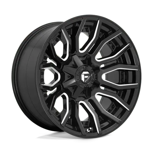 Fuel 1Pc D711 Rage - Gloss Black Milled 2