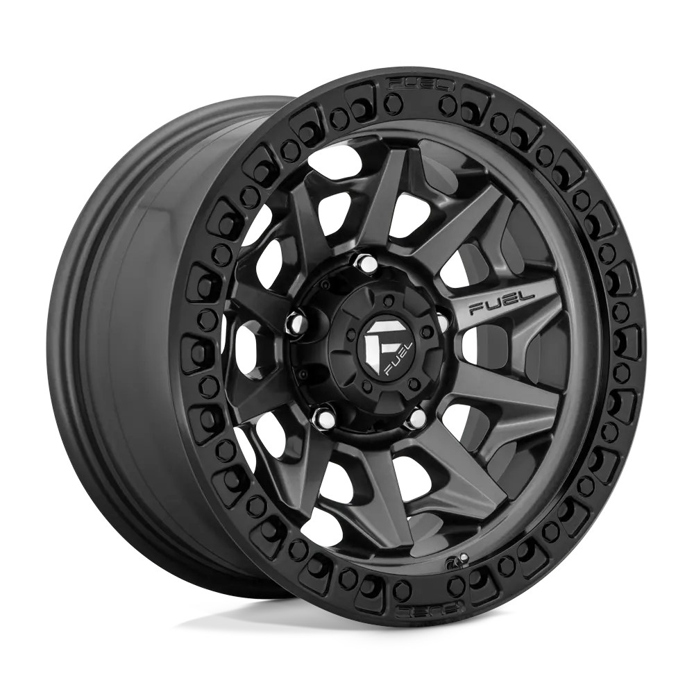 Fuel 1Pc D716 Covert - Matte Gun Metal Black Bead Ring 1